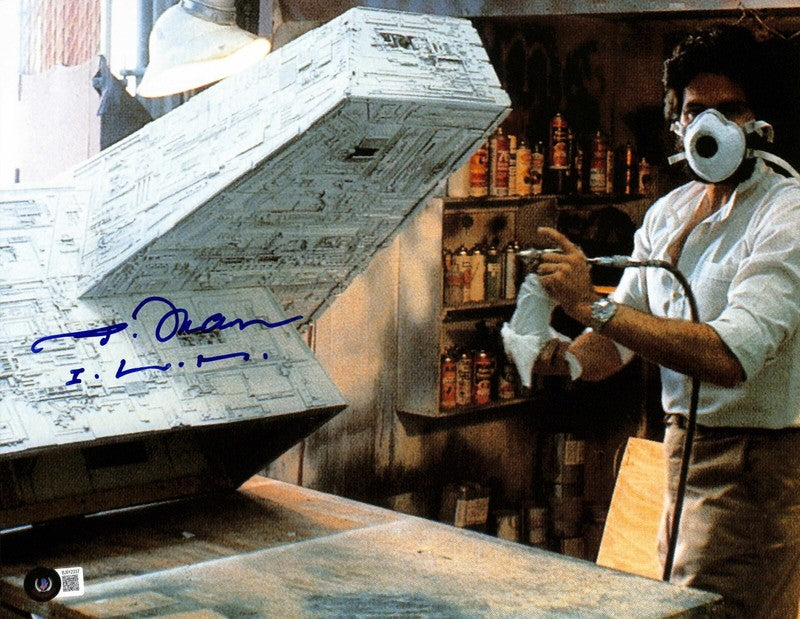 Jeff Mann Star Wars ROTJ ILM Model Maker Signed 11x14 Photo BECKETT0