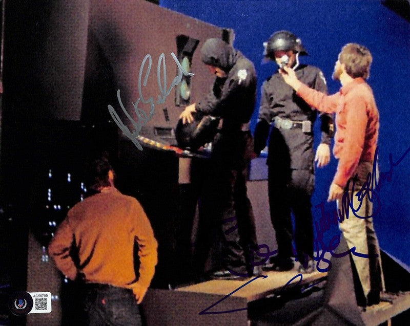 Star Wars BHS Signed George Lucas & ILM 4 Auto’s Signed 8x10 Photograph BECKETT 0