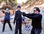 SOA Ron Perlman Kim Coates Ryan Hurst Signed 11x14 Photograph BECKETT0
