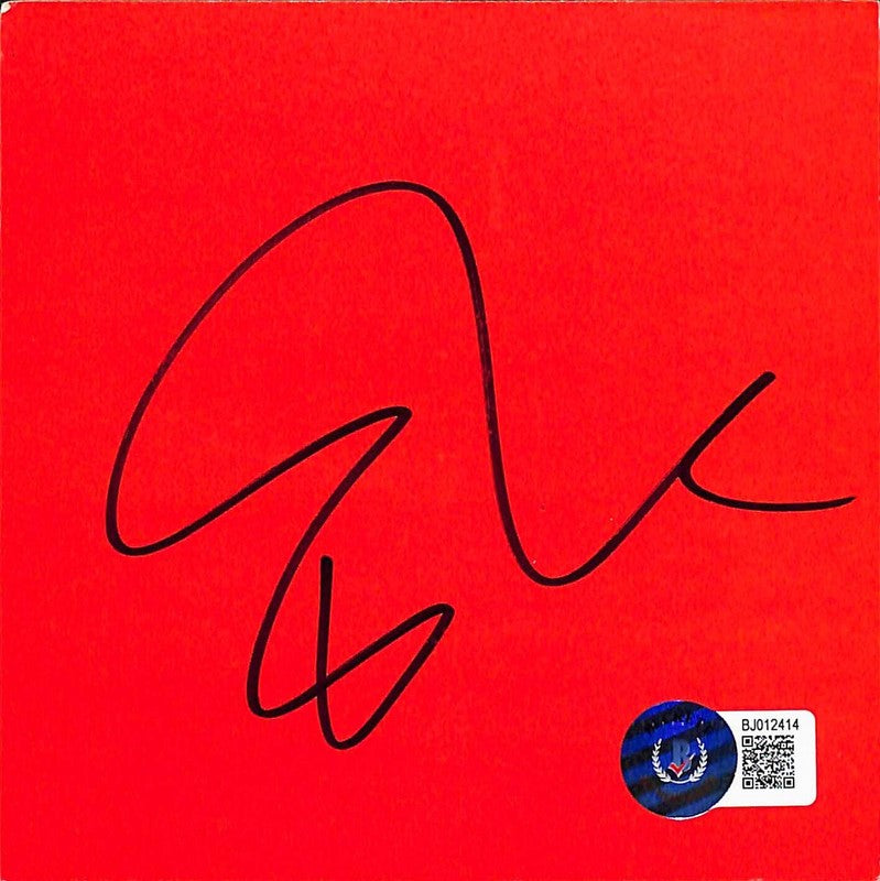 Ed Sheeran Signed CD Jacket Insert BECKETT (Grad Collection)0