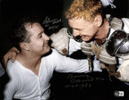 Chicago Blackhawks Greats Hall & Hull 11x14 Signed Photo BAS (Grad Collection) 0