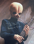 Don Bies Barquin D'an Star Wars ROTJ SE Signed 11x14 Photograph BECKETT0