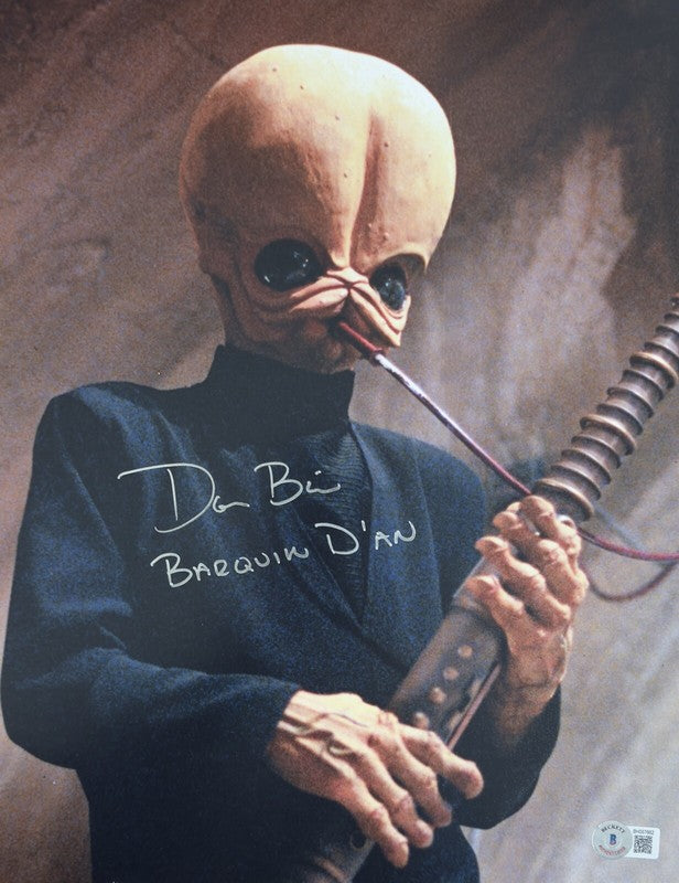 Don Bies Barquin D'an Star Wars ROTJ SE Signed 11x14 Photograph BECKETT0