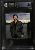 Eric Clapton of Cream Guitar Legend August In-Person Signed CD Jacket BECKETT0