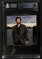 Eric Clapton of Cream Guitar Legend August In-Person Signed CD Jacket BECKETT0