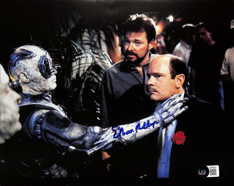 Ethan Phillips Star Trek First Contact Signed 8x10 Photograph BECKETT0