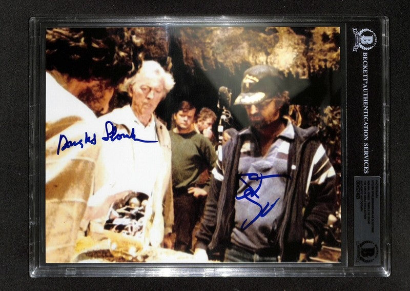 Spielberg Indiana Jones Multi Signed 8x10 Photo BAS  (Grad Collection)0