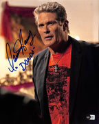David Hasselhoff Sons of Anarchy Signed 11x14 Photo BECKETT (Grad Collectio0