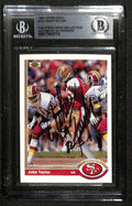 John Taylor San Francisco 49ers 1991 Upper Deck #121 Signed Card BECKETT0
