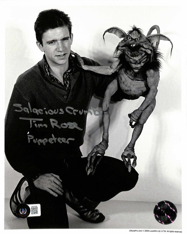 Tim Rose Salacious Crumb Star Wars ROTJ Signed 8x10 Photo BECKETT0