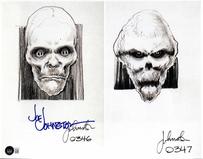 Joe Johnston Emperor Concept Art Signed 11x14 Photo Auto 10 BECKETT0