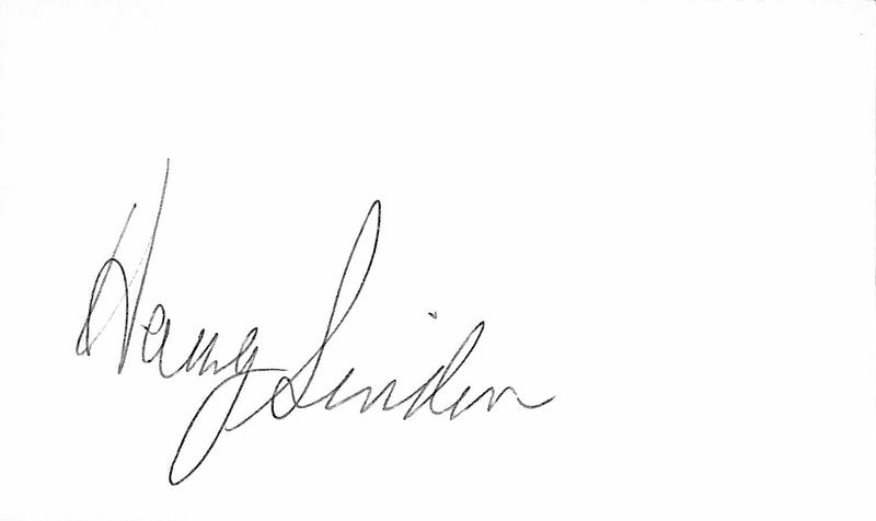 Harry Sinden NHL Legend Signed 3x5 Index Card BECKETT0