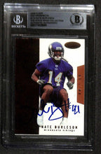 Nate Burleson 2003 Topps Black #119 Signed RC Rookie Card BECKETT 0