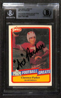 Ace Parker Brooklyn Dodgers 1989 Swell Greats #92 Signed Card BECKETT0