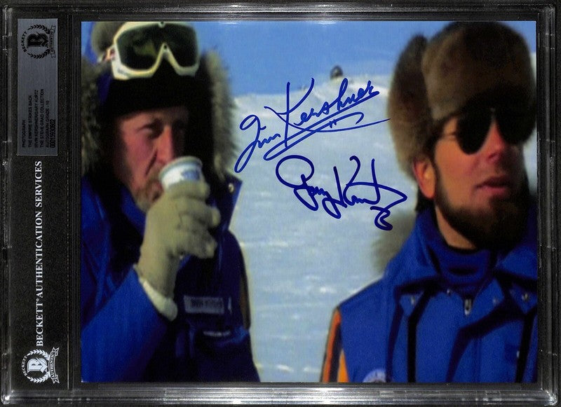 Gary Kurtz & Irvin Kershner Star Wars ESB HOTH Signed 8x10 Photo Auto 10 BECKETT0