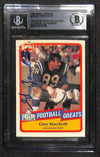 Gino Marchetti Baltimore Colts 1989 Swell Greats #94 Signed Card BECKETT0