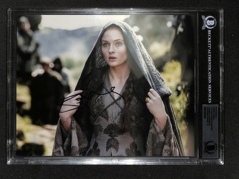 Sophie Turner GOT Signed 8x10 Photo Auto Grade 10 BAS (Grad Collection)0
