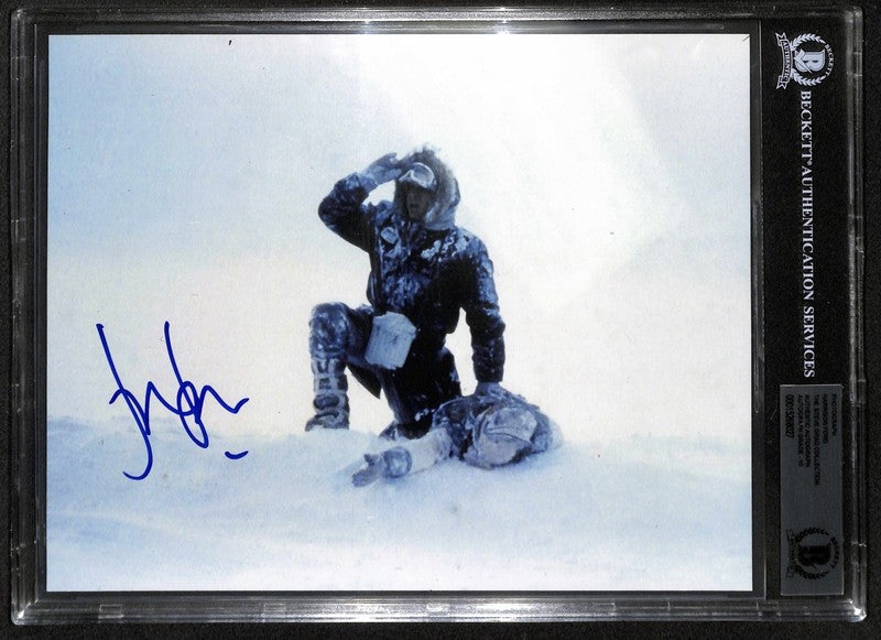 HARRISON FORD Signed 8x10 STAR WARS ESB HOTH BECKETT AUTO GRADE 10 Han Solo0