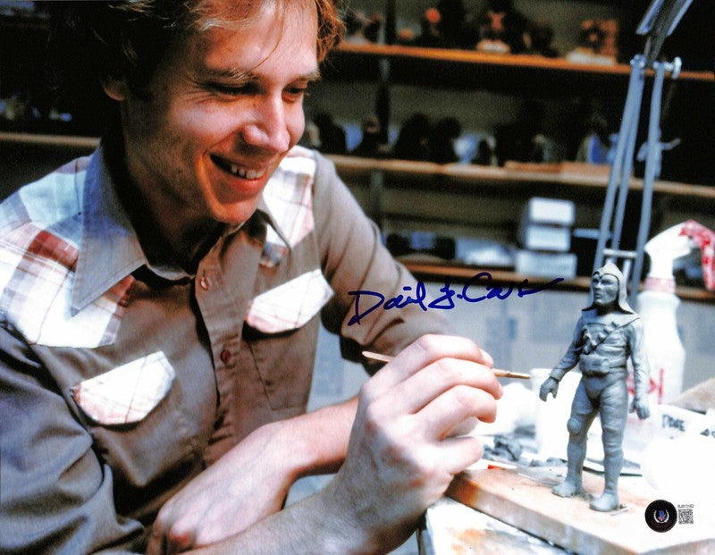 Dave Carson Star Wars ROTJ Skiff Guard Sculptor Signed 11x14 Photo BECKETT0