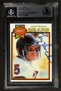 Gary Fencik Chicago Bears 1979 Topps #92 Signed Card BECKETT Encapsulated0
