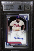2024 Bowman Chrome #CPA-JA Jalvin Arias 1st Bowman Autograph AUTO 10 BECKETT0