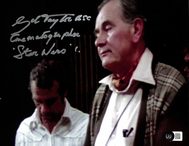 Gil Taylor Star Wars Cinematographer BHS Signed 8x10 Photo BECKETT 0