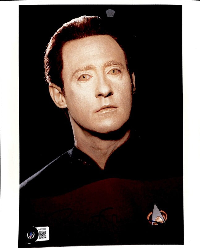 Brent Spiner “Data” Star Trek Signed 8x10 Photograph BECKETT (Grad Collection)0