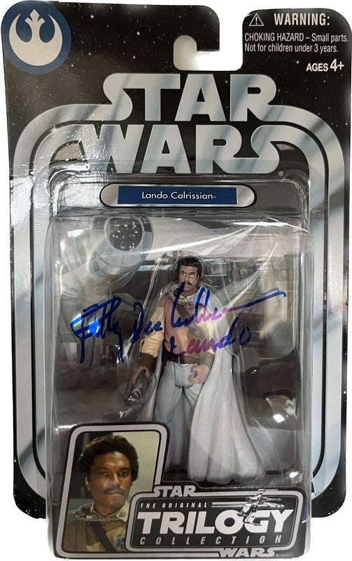 Billy Dee Willams Lando ROTJ Signed 2004 Star Wars Original Trilogy Collection 0