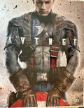 Chris Evans Captain America Signed 16x20 Photograph BECKETT (Grad Collection)0