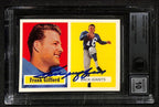 Frank Gifford 1994 Topps Archives 1957 #88 Signed Card Auto Grade 10 BECKETT0
