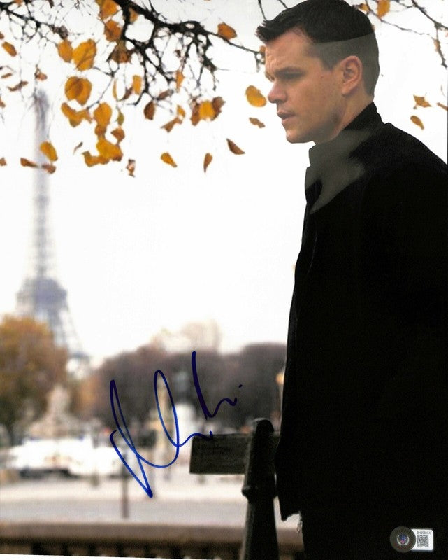 Matt Damon Bourne Identity Signed 11X14 Photograph BAS (Grad Collection)0