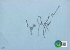 George Hamilton Legendary Actor Signed Vintage Album Page BECKETT0