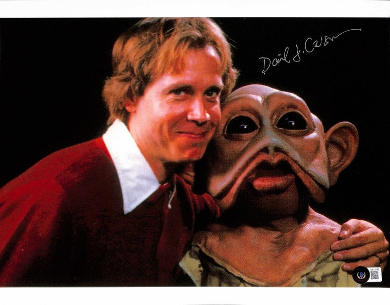 Dave Carson Star Wars ROTJ Nien Nunb Signed 11x14 Photograph BECKETT0