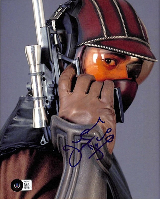 Jay Laga'Aia "Captain Typho" Star Wars Phantom Menace Signed 8x10 Photo BECKETT0