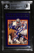 Mark Rypien Washington Redskins 1992 Fleer #2 Signed Card BECKETT Encapsulated0