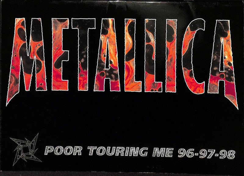 METALLICA Poor Touring Me Tour Program Signed James Hetfield & Newsted BECKETT0