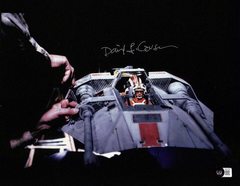 Dave Carson ILM Sculptor Star Wars ESB Hoth Speeder signed 11x14 Photo BECKETT0