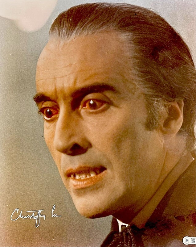 Christopher Lee Dracula Signed 16x20 Photo Auto 10  BECKETT (Grad Collection)0
