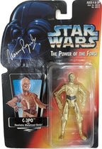 Norman Reynolds Star Wars C-3PO Signed POTF Action Figure BECKETT0
