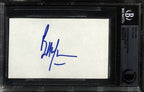 Bill Wyman Rolling Stones Bass Guitarist Signed 3x5 Index Card Beckett0