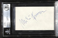 Milos Forman One Flew Over the Cuckoo's Nest Director Signed 3x5 Index Card BAS0
