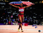 Jeter Carmelita Olympics Signed 11x14 Photograph BECKETT (GRAD COLLECTION)0