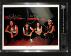 Metallica Early 90’s All 4 Signed Group 8x10 Photo Auto Grade 10 BAS0