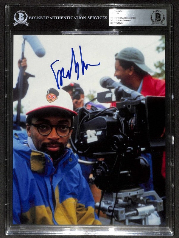 Spike Lee Directing Crooklyn Signed 8x10 Photograh Beckett Encapsulated0
