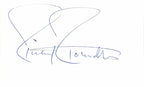 Richard Roundtree "Shaft" Signed 3x5 Index Card BECKETT (Grad Collection)0