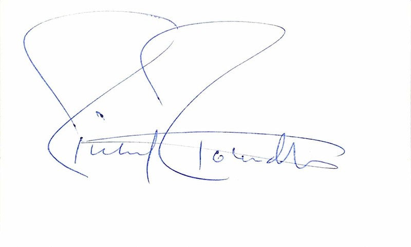 Richard Roundtree "Shaft" Signed 3x5 Index Card BECKETT (Grad Collection)0