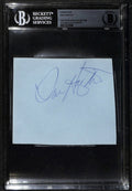 Chicago Bears HOF Dan Hampton Vintage Signed Album Page BECKETT0
