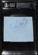 Chicago Bears HOF Dan Hampton Vintage Signed Album Page BECKETT0