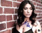 Natalie Zea  Justified Signed 11x14 Photo BECKETT (Grad Collection)0
