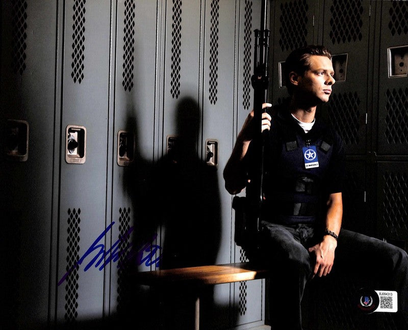 Jacob Pitts "U.S. Marshal Tim Gutterson" Justified Signed 8x10 Photo BECKETT0